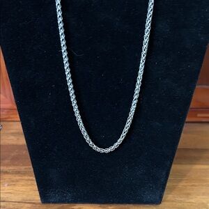 Elegant stainless steel Chain Necklace. Women or men’s.